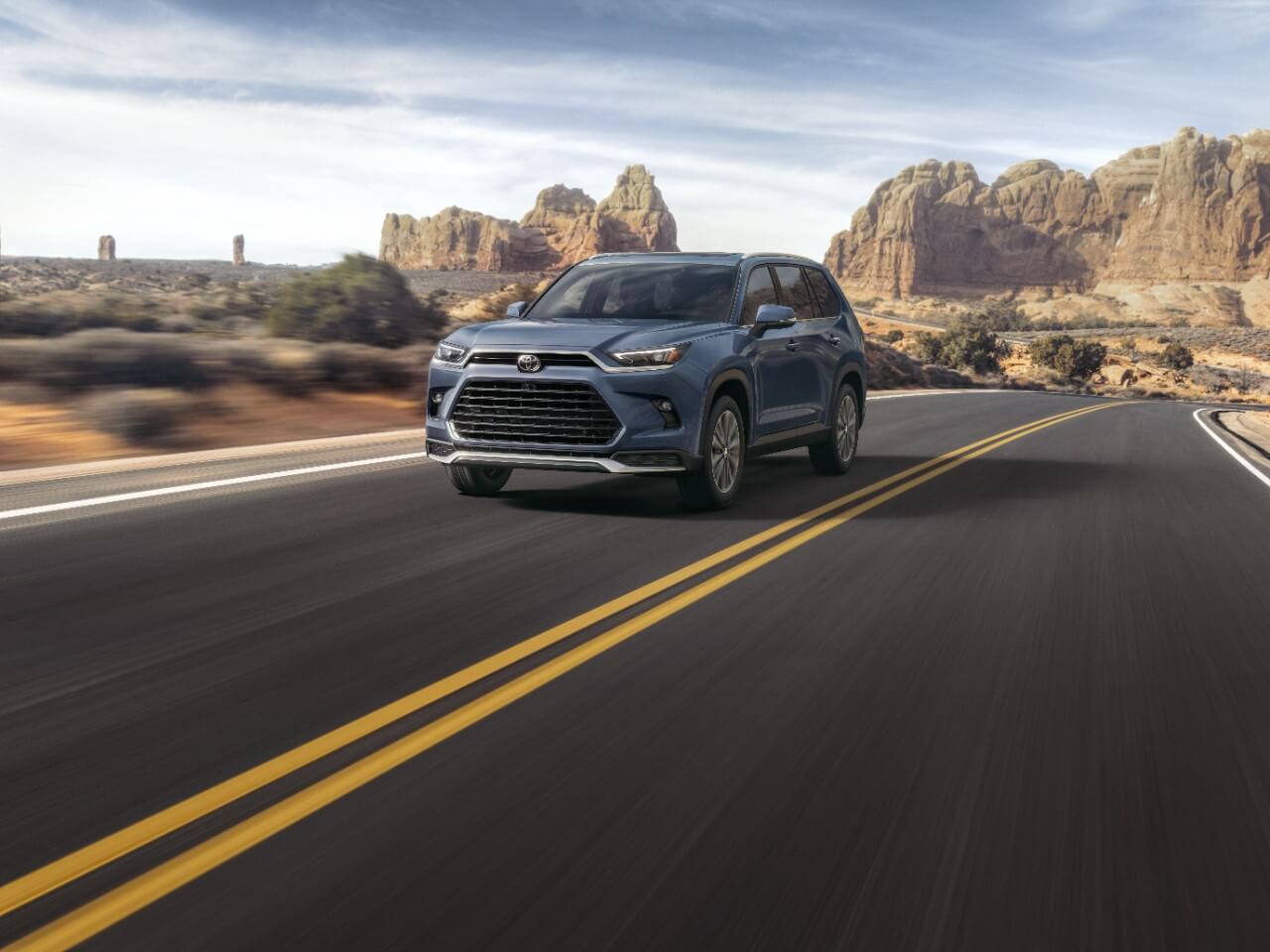 Pre-Owned Toyota Driving Through Colorado