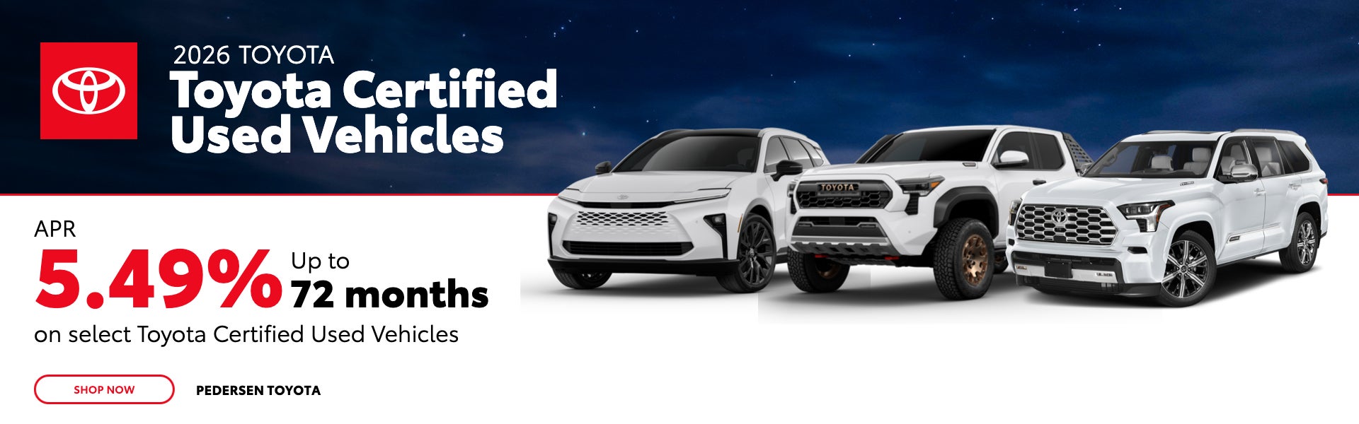 2026 Certified Used Vehicles