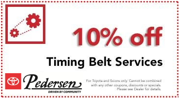 10% off Timing Belt Services