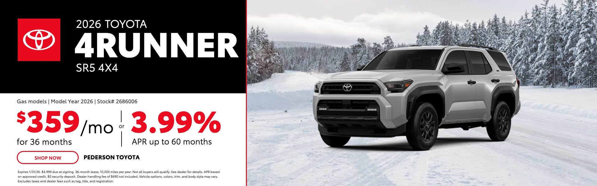 4runner offer