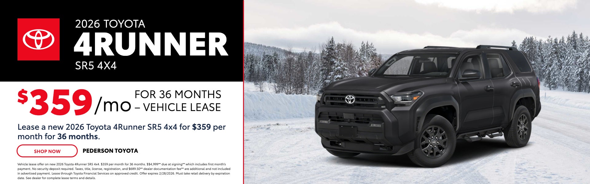 4runner offer