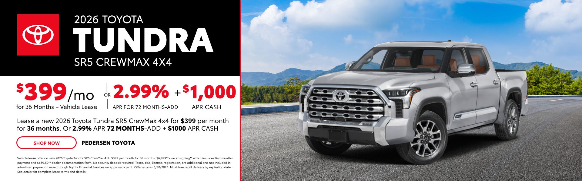 2026 Toyota Tundra SR5 CrewMax 4x4