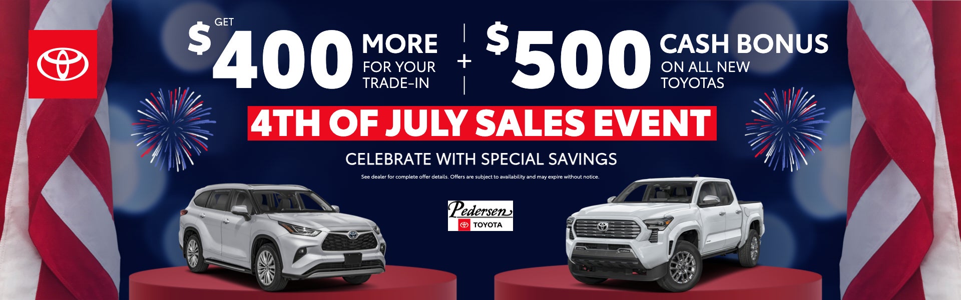 4th of July Sales Event